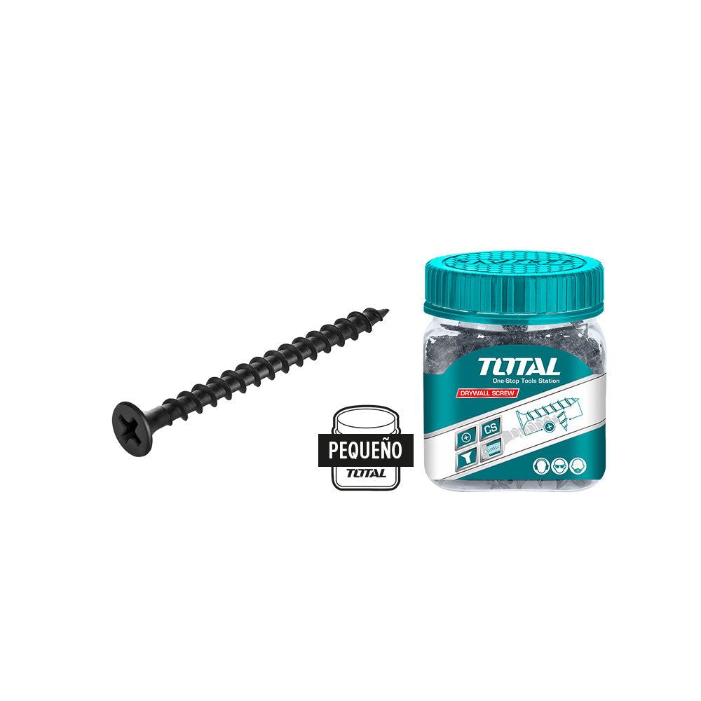 Frasco de tornillos 3.5 x 25mm (250pzas) TOTAL