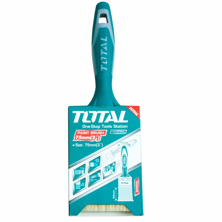 Brocha con mango de madera 3'' TOTAL - Total Tools