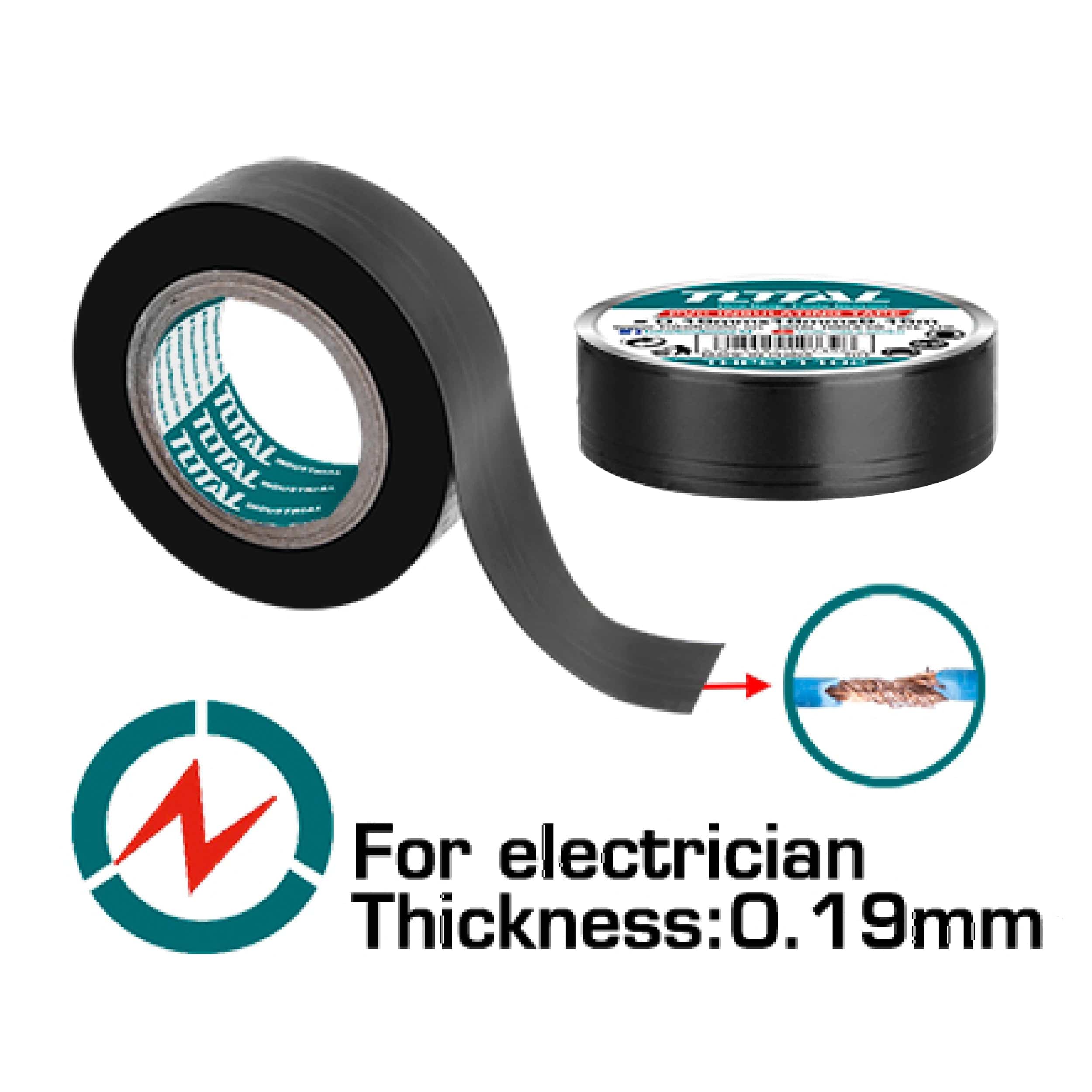 Cinta aisladora 10Y - Total Tools