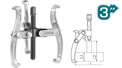 Extractor de rodamientos 3 patas 3(75MM) TOTAL - Total Tools