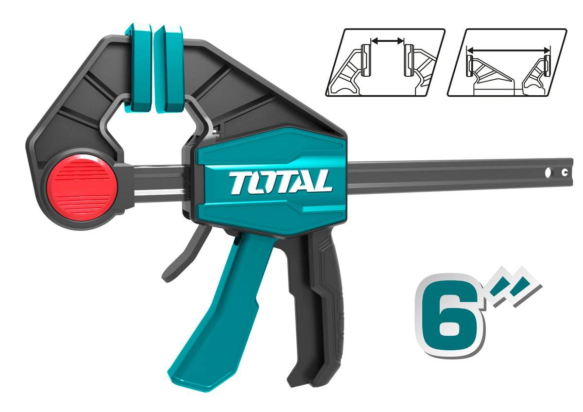 Prensa sargento rápida 63x150mm TOTAL - Total Tools