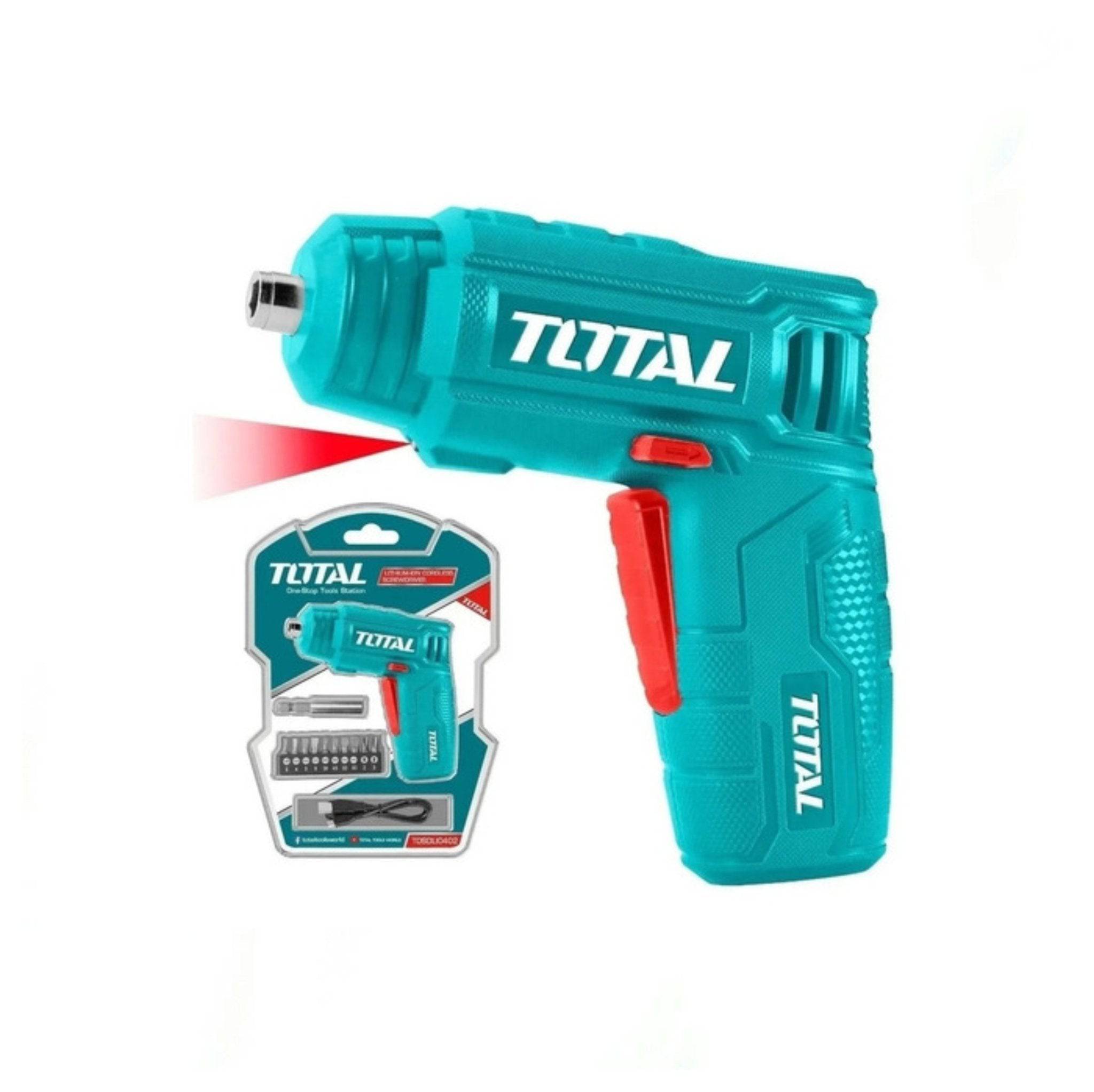 Atornillador inalámbrico 4V eco TOTAL - Total Tools